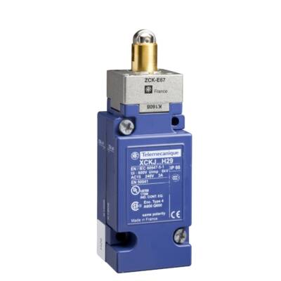 limit switch XCKJ - steel roller plunger reinforced - 600 V AC - 10 A - Commercial Reference - XCKJ12SPEC0570
