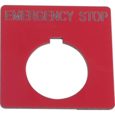 PUSHBUTTON LEGEND PLATE 30MM TYPE K - Schneider Electric - 9001KN105RP