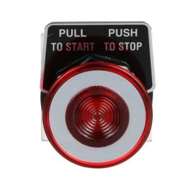 30MM PUSH-PULL OPERATOR RED KNOB - Schneider Electric - 9001KR9R