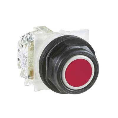 PUSHBUTTON 600VAC 10AMP 30MM SK +OPTIONS - Schneider Electric - 9001SKR1RH13