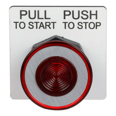 30MM PUSH-PULL OPERATOR RED KNOB - Schneider Electric - 9001SKR9R