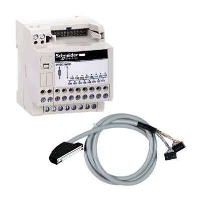 passive connection sub-base ABE7 - 8 inputs or outputs - Led - Schneider Electric - ABE7H08R21