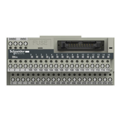 passive connection sub-base ABE7 - 16 inputs or outputs - Led - Schneider Electric - ABE7H16C21