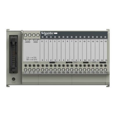 passive connection sub-base ABE7 - 16 inputs or outputs - Led - Schneider Electric - ABE7H16R11