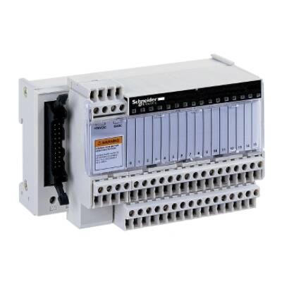 passive connection sub-base ABE7 - 16 type 2 inputs - Led - Schneider Electric - ABE7H16R23