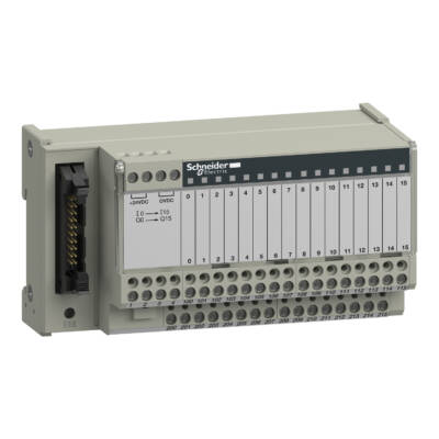 passive connection sub-base ABE7 - 16 inputs or outputs - Led - isolator - Schneider Electric - ABE7H16S21