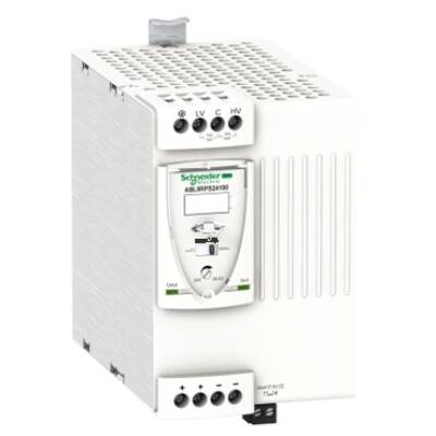 regulated SMPS - 1 or 2-phase - 100..500 V - 24 V - 10 A - Schneider Electric - ABL8RPS24100