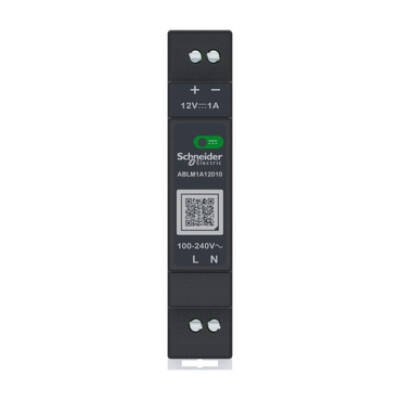 Regulated Power Supply, 100-240V AC, 12V 1 A, single phase, Modular - Schneider Electric - ABLM1A12010