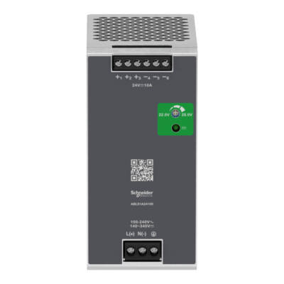 Regulated Power Supply, 100-240V AC, 24V 10 A, single phase, Optimized - Schneider Electric - ABLS1A24100