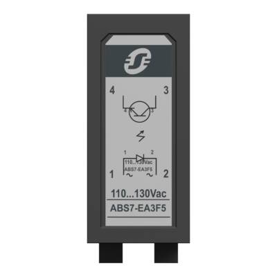plug-in solid state relay- 12.5 mm - input - 110..130 V AC 60HZ - Schneider Electric - ABS7EA3F5