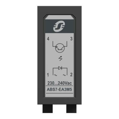 plug-in solid state relay- 12.5 mm - input - 230..240 V AC 50HZ - Schneider Electric - ABS7EA3M5