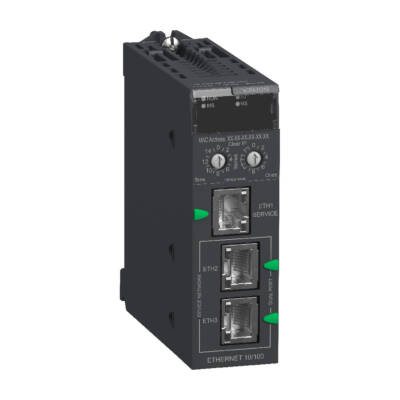 Modicon X80 EIO Drop adapter with Ethernet backplane - Schneider Electric - BMECRA31210