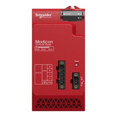 redundant power supply module X80 - 24..48 V DC - Safety - Schneider Electric - BMXCPS4022S