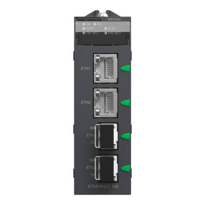 Fiber Converter MM/LC 2CH 100Mb - Schneider Electric - BMXNRP0200