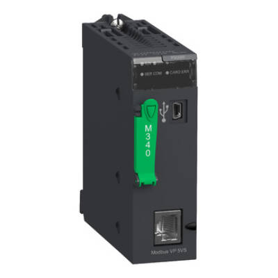 processor module M340 - max 1024 discrete + 256 analog I/O - Modbus - Schneider Electric - BMXP342000
