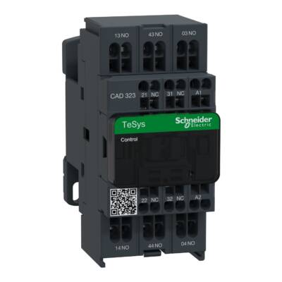 TeSys D control relay - 3 NO + 2 NC - <= 690 V - 24 V AC standard coil - Schneider Electric - CAD323B7