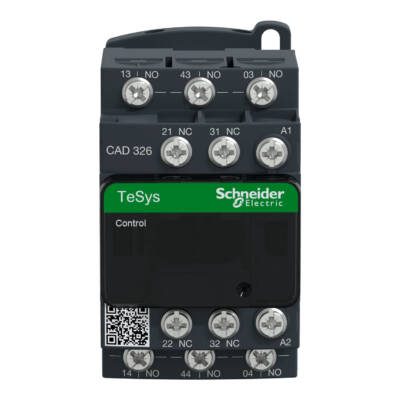 TeSys D control relay - 3 NO + 2 NC - <= 690 V - 220 V AC standard coil - Schneider Electric - CAD326M7
