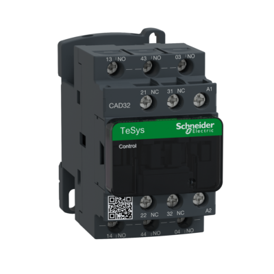 TeSys D control relay - 3 NO + 2 NC - <= 690 V - 200 V AC standard coil - Schneider Electric - CAD32L7