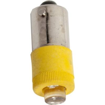 LED bulb with BA9s base - amber - 24 V AC/DC - Schneider Electric - DL1CJUS0245