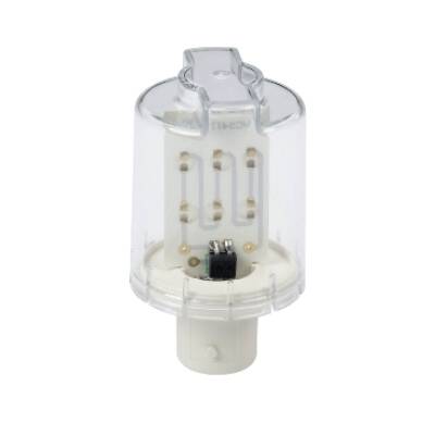 Harmony XVM, LED bulb super bright, BA 15d, white, steady light, 24 V AC/DC - Schneider Electric - DL2EDB1SB