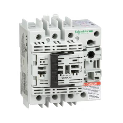 TeSys GS - switch-disconnector-fuse - 3 P - UL 30 A - fuse size CC - Schneider Electric - GS1DDU3