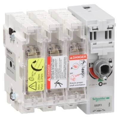 TeSys GS - switch-disconnector-fuse - 3 P - 50A - NFC 14 x 51 mm - Schneider Electric - GS2F3