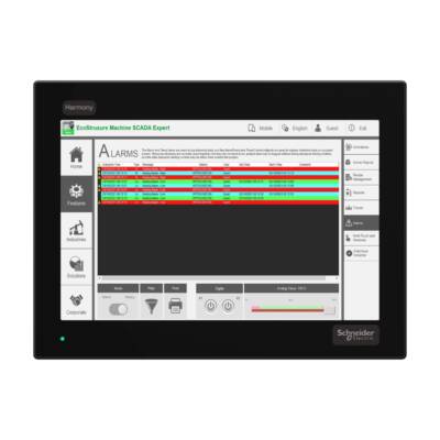 12w Display module, Harmony P6, WXGA, 16M colors, PCAP Multi Touch (2 points) with optimized noise filter - Schneider Electric - HMIDM6600WC