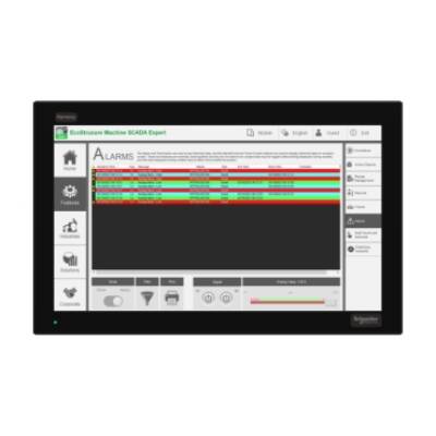 19w Industrial FPM, Harmony FP6, Full HD, 16M colors, PCAP Multi Touch (2 points) with optimized noise filter, DVI, USB Type B, 24V DC - Schneider Electric - HMIFP6800WCD