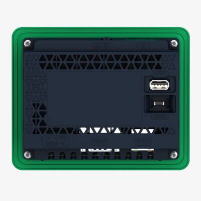 Touch panel screen, Harmony ST6, 4"W display, 1COM, 1Ethernet, USB host&device, 24 VDC - Schneider Electric - HMIST6200