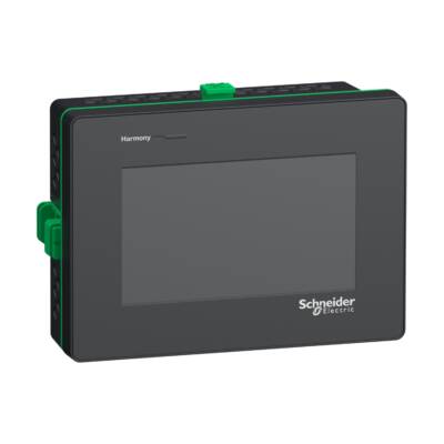 4"W touch panel display, 1COM, 2Ethernet, USB host&device, 24VDC - Schneider Electric - HMISTM6200