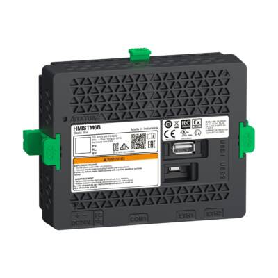 Spare part , rear module, 1COM, 2Ethernet, USB host&device, 24VDC - Schneider Electric - HMISTM6B