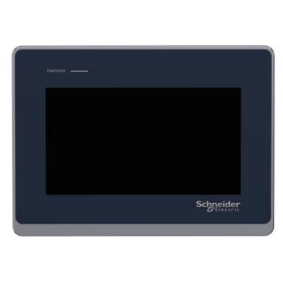 Touch panel screen, Harmony ST6 & STW6, 7"W display, 2Ethernet, USB host&device, 24 VDC - Schneider Electric - HMISTW6400