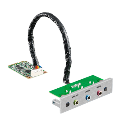 Audio port, Harmony iPC, Interface Mini PCIe for - Schneider Electric - HMIYMINAUD21