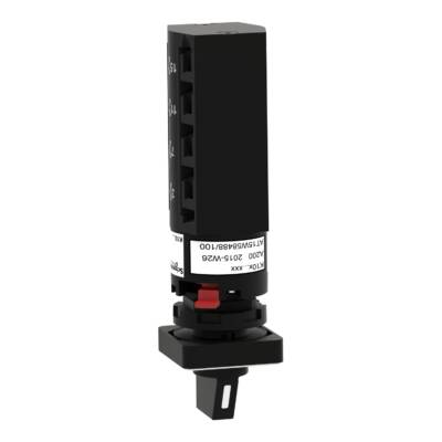 Harmony K1, K2, Cam changeover switch, 4 poles, with off position, 60° switching angle, 10 A, for Ø 16 or 22 mm - Schneider Electric - K10H004UCH