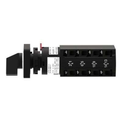 cam changeover switch - 4-pole - 60° - 10 A - for Ø 16 or 22 mm - Schneider Electric - K10H014UCH