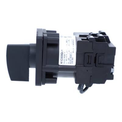 Harmony K1, K2, Cam voltmeter switch, 3L and 3LN, 45°, 12 A, screw mounting - Schneider Electric - K1F027MLH