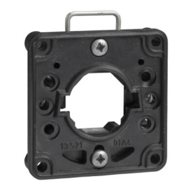 plate for cam switch body - Ø 22 mm hole, front mounting, clip-in body - Schneider Electric - KZ140