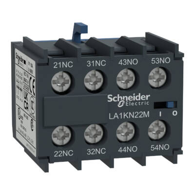 TeSys K - Auxiliary contact block - 3 NO + 1 NC - screw-clamps term - EN 50012 - Schneider Electric - LA1KN31M