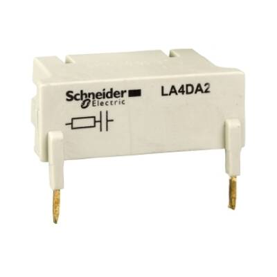 TeSys D - suppressor module - RC circuit - 50...127 V AC - Schneider Electric - LA4DA2G