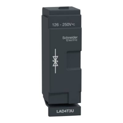 TeSys D - suppressor module - bidirectional peak limiting diode - 126…250V AC/DC - Schneider Electric - LAD4T3U