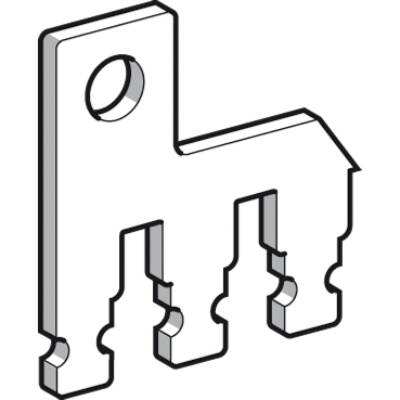 Link for parallel connection of 2 poles, for TeSys D contactors LC1DT32-DT40 - Schneider Electric - LAD96061