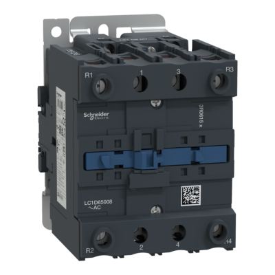 TeSys D contactor - 4P(2 NO + 2 NC) - AC-1 <= 440 V 80 A 110 V AC 50/60 Hz coil - Schneider Electric - LC1D65008F7