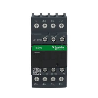 TeSys D contactor - 4P(4 NO) - AC-1 - <= 440 V 32 A - 24 V AC 50/60 Hz coil - Schneider Electric - LC1DT32B7