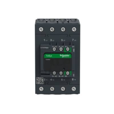 TeSys D contactor 4P 60A AC-1 up to 440V coil 24V DC Everlink - Schneider Electric - LC1DT60ABBE