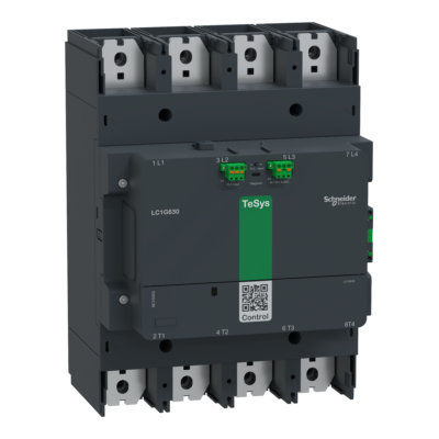 High power contactor,TeSys Giga 800,4P(4NO),AC-1 <=440V 1050A,advanced version,48-130V AC/DC wide band coil - Schneider Electric - LC1G8004EHEA