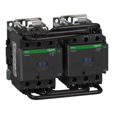TeSys D reversing contactor - 3P(3 NO) - AC-3 - <= 440 V 95 A - 110 V AC coil - Schneider Electric - LC2D95F7