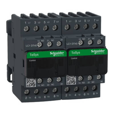 REVERSING CONTACTOR 575VAC 40A IEC - Schneider Electric - LC2DT40F7