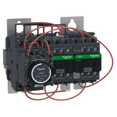TeSys D - star delta starter - 3 x 3P (3 NO) - 18 A - 240 V AC coil - Schneider Electric - LC3D18AU7