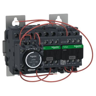 TeSys D - star delta starter - 3 x 3P (3 NO) - 32 A - 24 V AC coil - Schneider Electric - LC3D32AB7