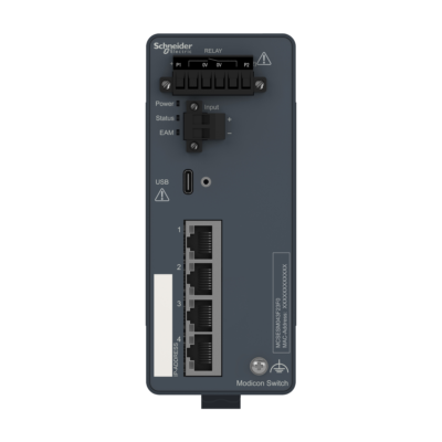 Modicon Managed Switch - 4 ports for copper - Schneider Electric - MCSESM043F23F0